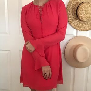Wayf dress with bell sleeves